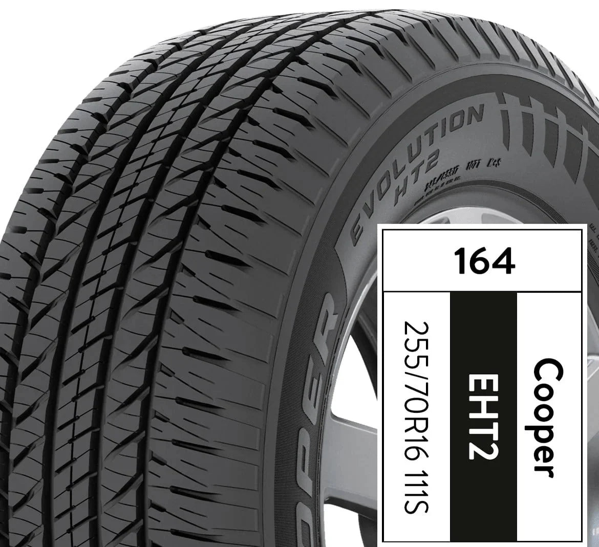 Cooper All-Season Tire 255/70R16 111S - Evolution HT2