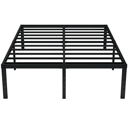 EMODA Queen 18 Inch Heavy Duty Metal Platform Bed Frame - No Box Spring Needed