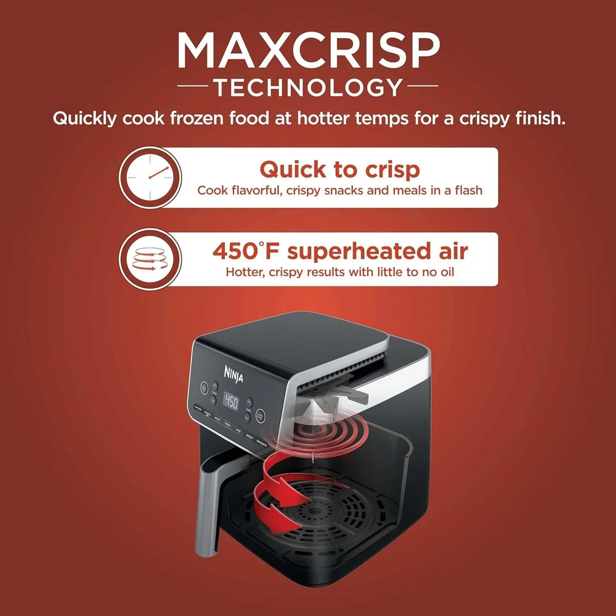 Ninja Air Fryer Pro XL 6-in-1, 6.5 QT Capacity - MaxCrisp