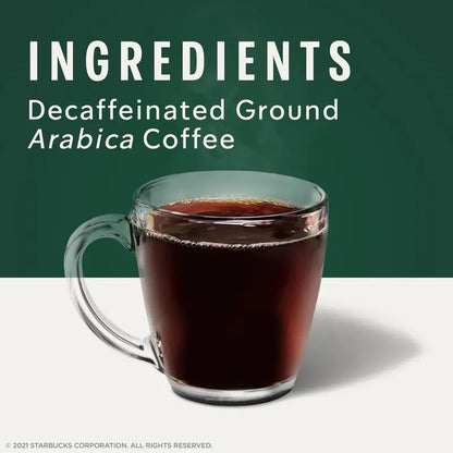 Starbucks Decaf Veranda Blend Blonde Roast K-Cup Coffee Pods, 100% Arabica, 60 Pods