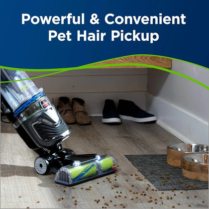 Pet Hair Remover Upright Vacuum Cleaner With HEPA Filter, 0.75 Liters, Cobalt Blue