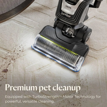 Pet Hair Remover Upright Vacuum Cleaner With HEPA Filter, 0.75 Liters, Cobalt Blue