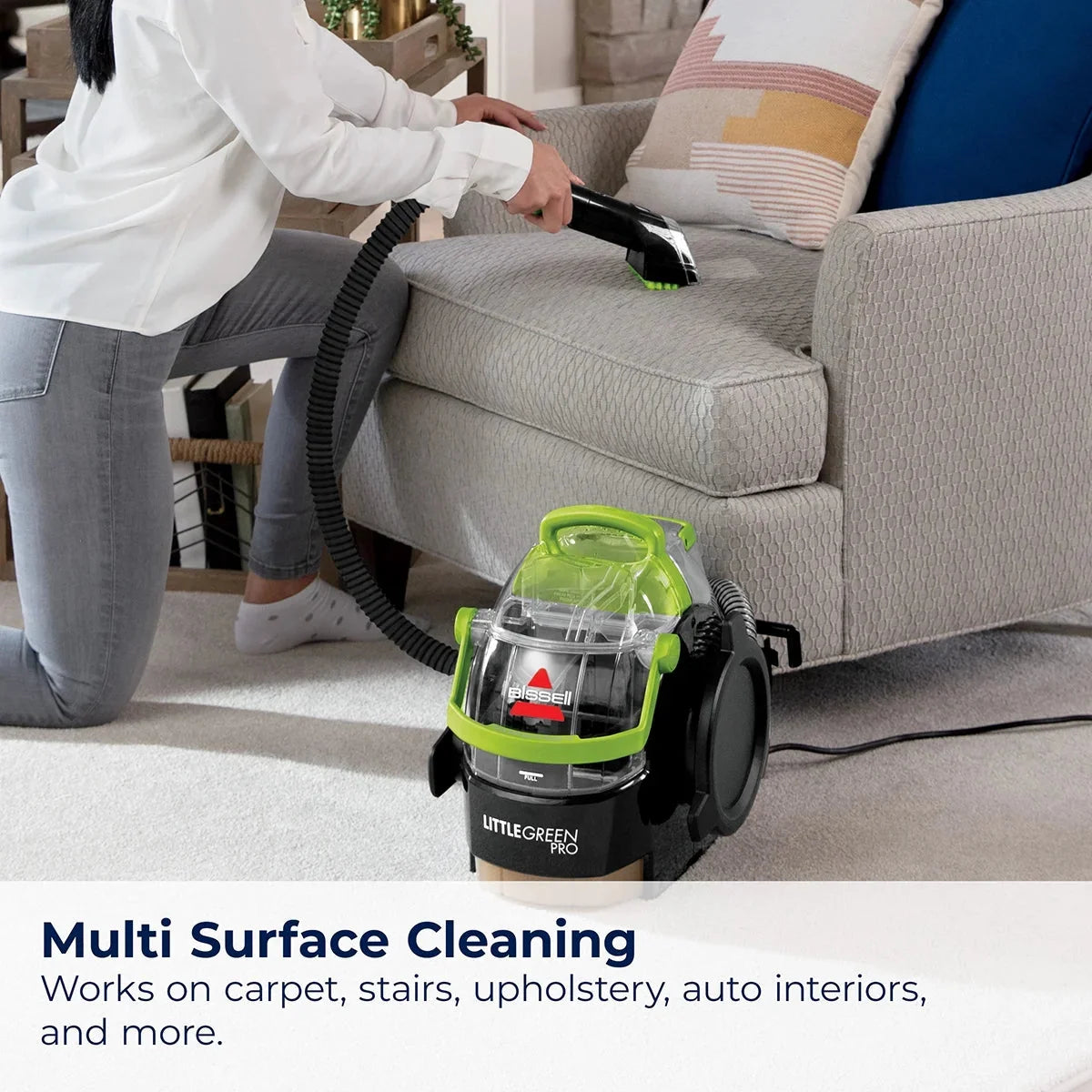 BISSELL Little Green Pro Portable Carpet Cleaner, 13-pound - 2505