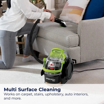 BISSELL Little Green Pro Portable Carpet Cleaner, 13-pound - 2505