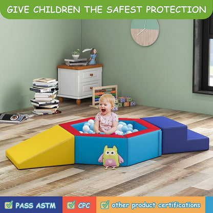 Tolead Soft Foam Crawling And Sliding Block Ball Pit Climbing Toys For Toddlers