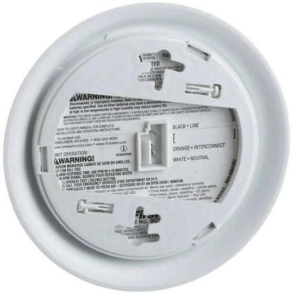 BRK Hardwired Smoke And Carbon Monoxide Detector 2 Pack With 9-Volt Battery Backup - 2X-SC9120B