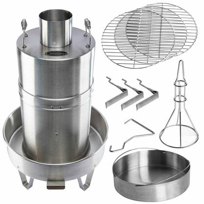 Orion Charcoal Cooker - Stainless Steel, 3 Cooking Grates