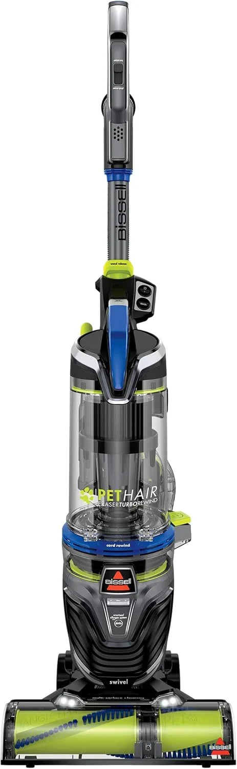 Pet Hair Remover Upright Vacuum Cleaner With HEPA Filter, 0.75 Liters, Cobalt Blue