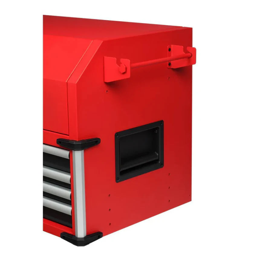 Milwaukee High Capacity 56 in 18-Drawer Steel Tool Chest And Cabinet Combo - Red And Black