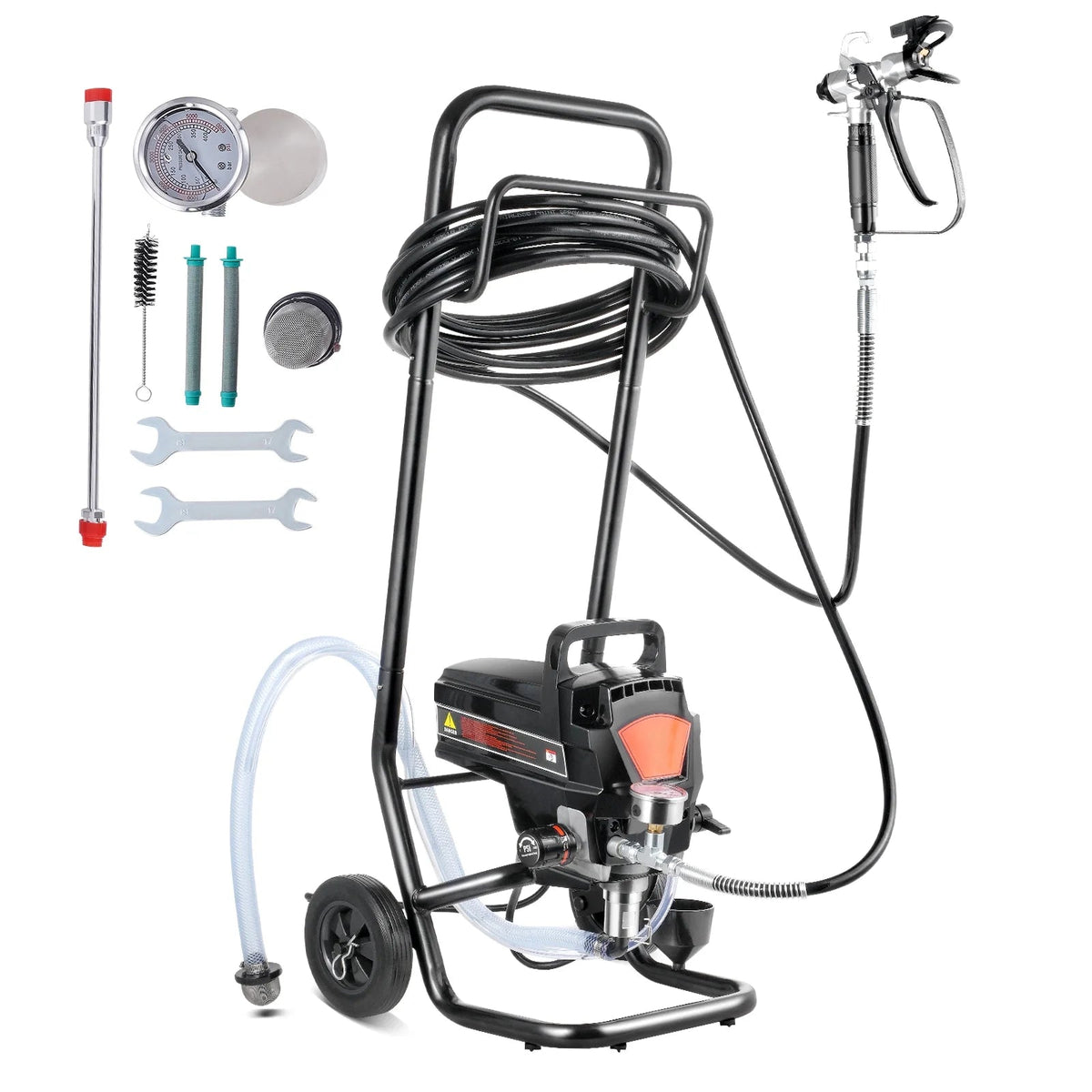KFFKFF Stand Airless Paint Sprayer 950W 3000PSI With Cart - RP8628 plus