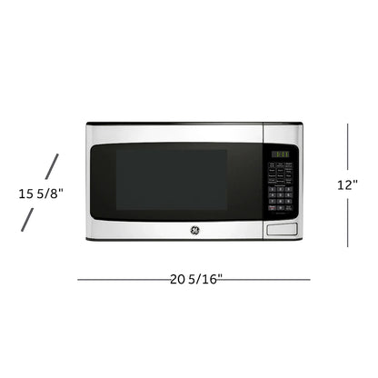 GE 1.1 Cu Ft 950W Stainless Steel Countertop Microwave Oven - GCST11N1WSS