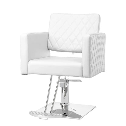 OmySalon Hydraulic Salon Styling Chair, Pink, 330 lbs Capacity