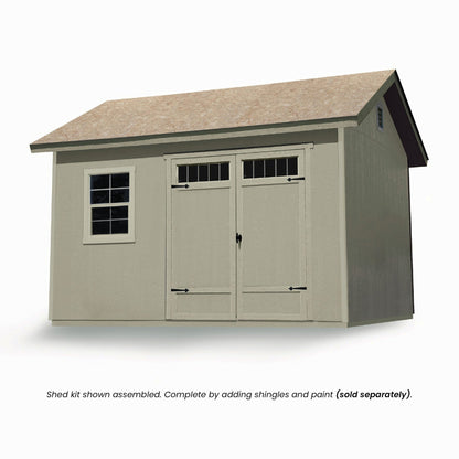 Handy Home Products Beachwood 10 ft. x 12 ft. Wood Storage Shed With Floor