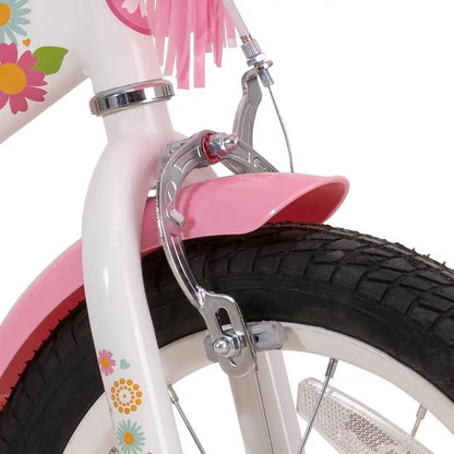 JOYSTAR Little Daisy 12 Inch Girls' Kids Bike With Training Wheels