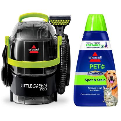BISSELL Little Green Pro Portable Carpet Cleaner, 13-pound - 2505