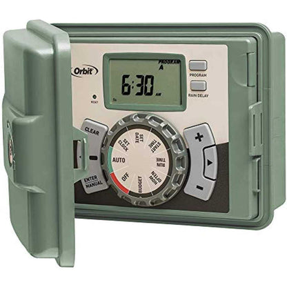 Orbit 4-Station Easy-Set Logic Indoor/Outdoor Sprinkler Timer - 57894