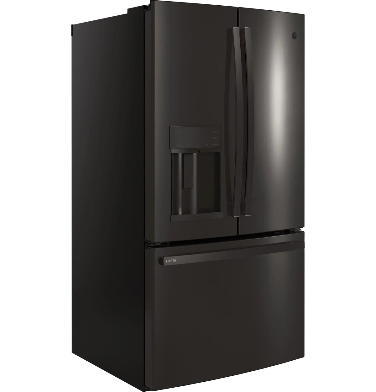 GE Appliances 36 Inch French Door Refrigerator, Black Stainless Steel - PFE28KBLTS