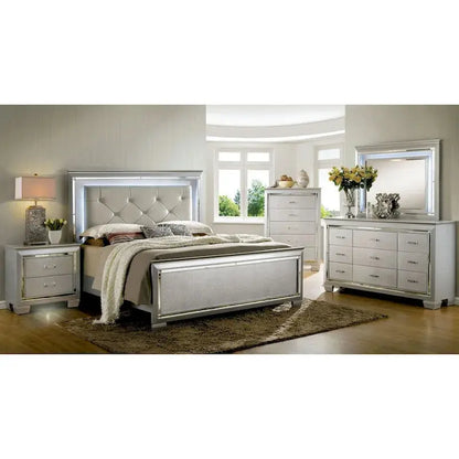 Furniture Of America 9-Drawer Wood Dresser With Mirror - Ruff Crocodile