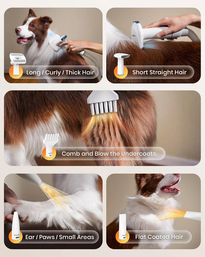 8-In-1 Dog Grooming Vacuum And Dryer Kit
