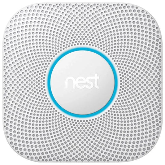 Google Nest Protect Smoke And Carbon Monoxide Detector With Cable, Voice Alerts And Smartphone Notifications - 2nd Generation