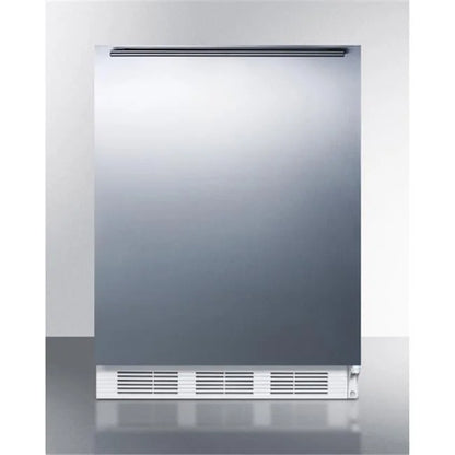 ADA Compliant Built-In Undercounter All-Refrigerator, 32.25 x 23.63 x 23 in, White Cabinet