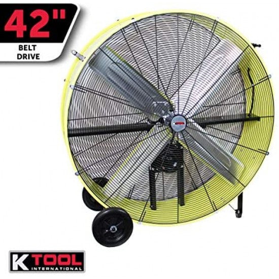 K Tool 42-Inch Belt-Drive Drum Fan - KTI77743