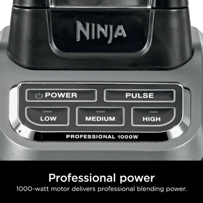 Ninja Professional Blender 1000W, Black, 72 oz - BL610
