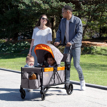 Jeep Sport All-Terrain Stroller Wagon With Canopy And Parent Organizer