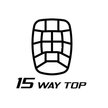PING Cart Bag, White, 15-Way Top - DLX