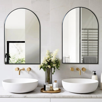 Arched Bathroom Vanity Mirrors, 2 Pack, 36x24 Inch