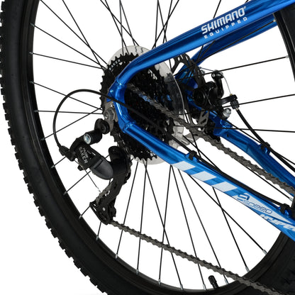 Hyper Bicycles Men's Mountain Bike, 29 inch, Hard Tail, Blue - Explorer