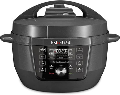 Instant Pot Pro 10-in-1 Pressure Cooker, 6 Quarts, Black