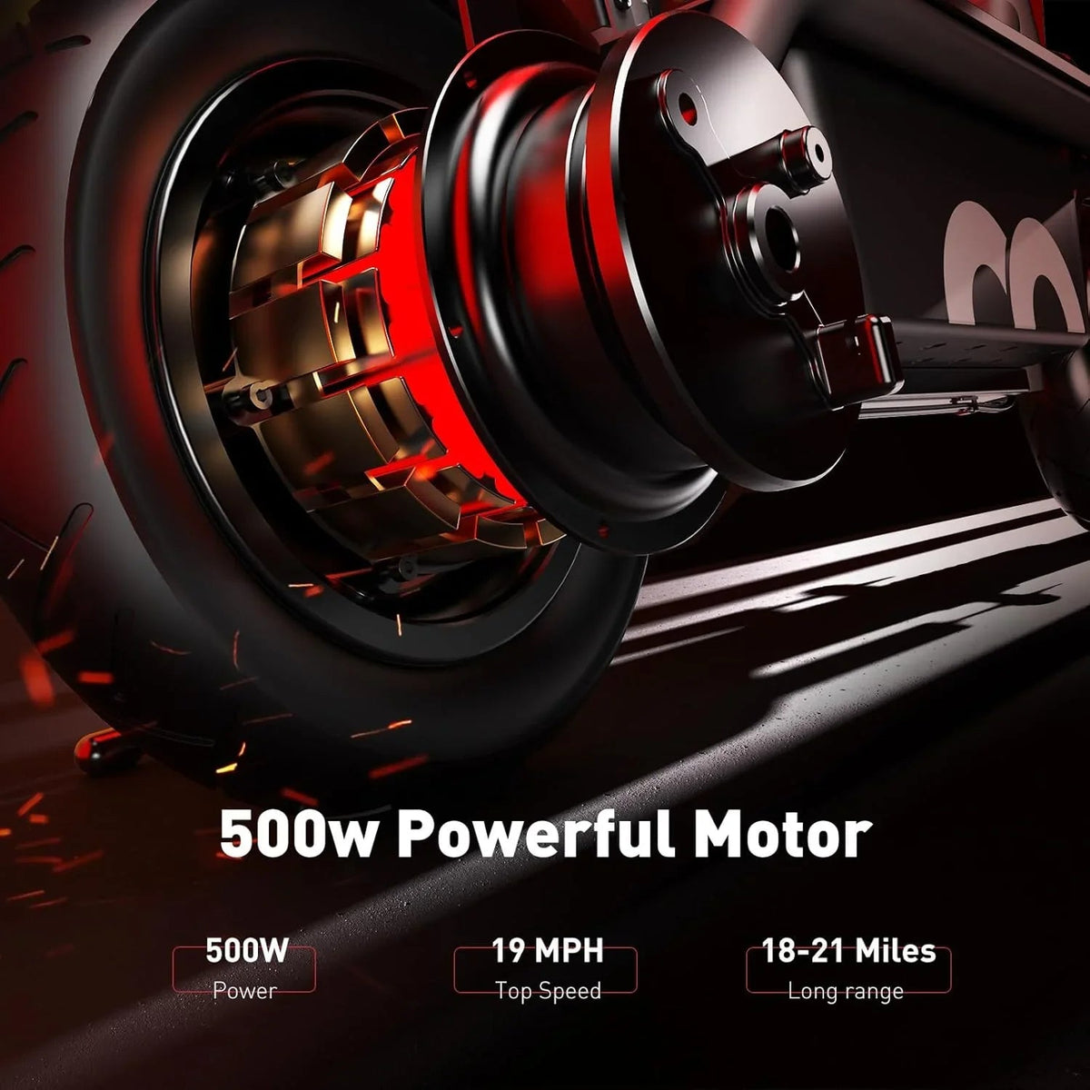 iScooter Electric Scooter With Seat, 500W, 21 Miles, 15.6 mph - i12