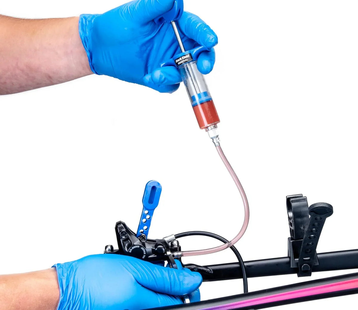 Mineral Oil Hydraulic Bicycle Brake Bleed Kit - BKM-1.2