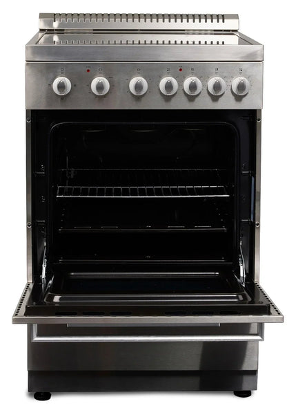 Premium Levella 24in Freestanding Electric Range With 4 Burners And 2.6 Cu. Ft. Oven Capacity