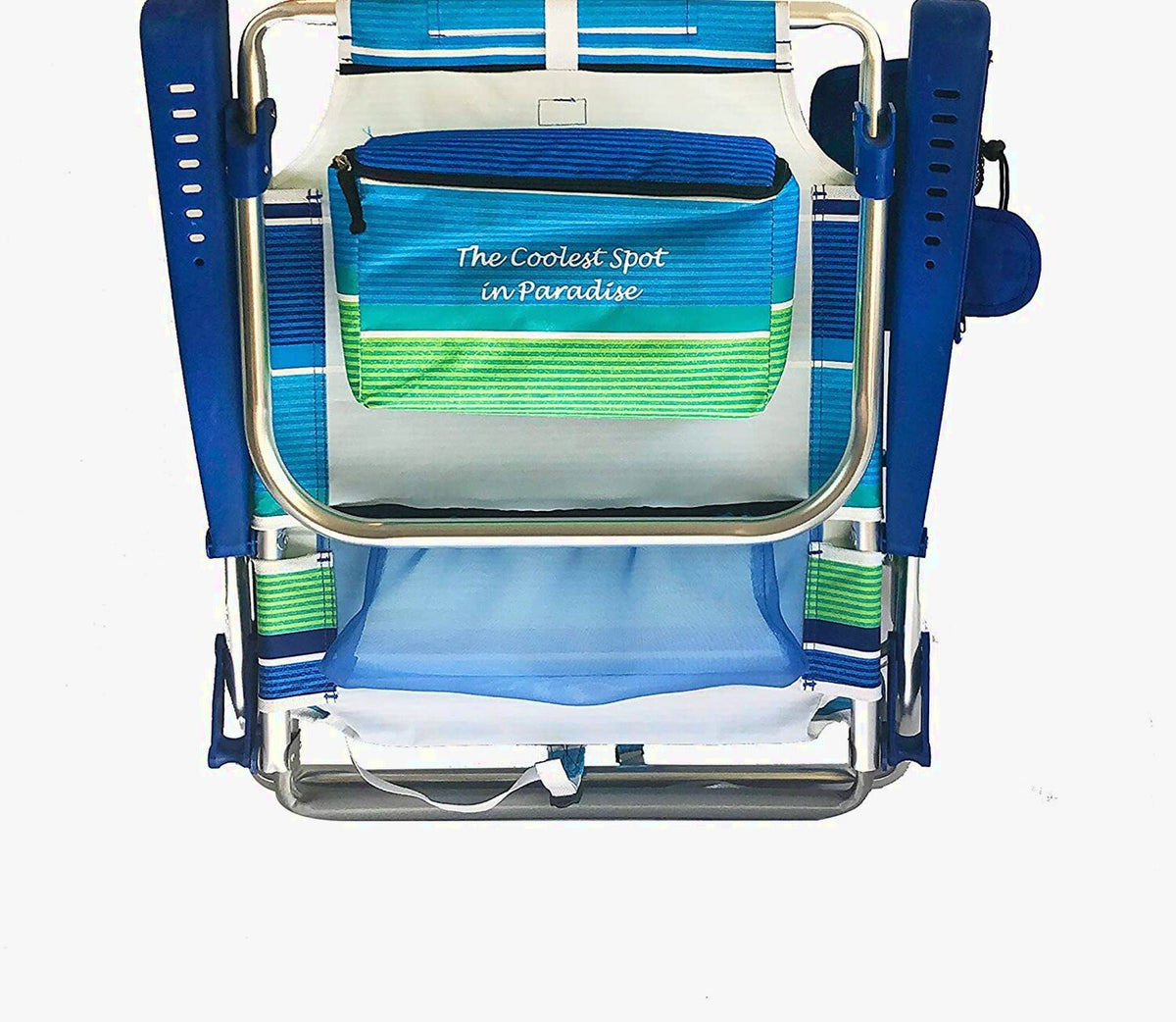 Tommy Bahama 2-Pack Backpack Beach Chairs With Storage Pouch And Towel Bar - 8 Positions, 250 Lbs