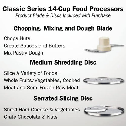 14-Cup Food Processor With Stainless Steel Vegetable Chopper