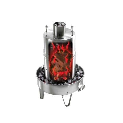 Orion Charcoal Cooker - Stainless Steel, 3 Cooking Grates