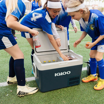 Igloo ICF 32 Active Electric Cooler 38 QT - Rugged Blue