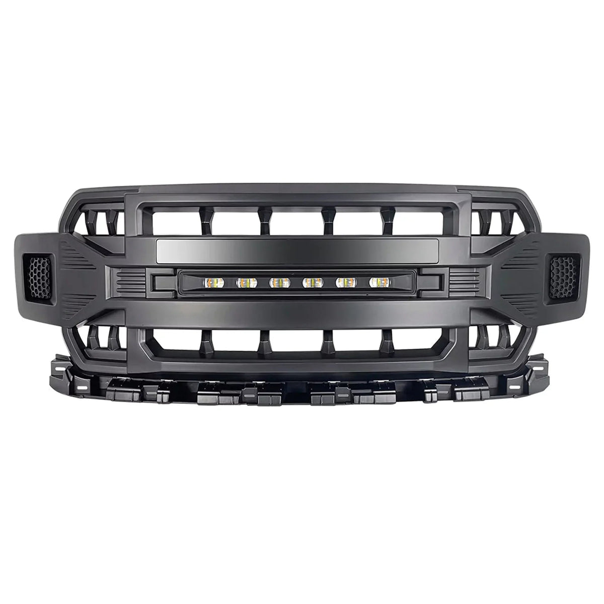 AMERICAN MODIFIED Armor Grille Compatible With 2018-2020 Ford F150 - Matte Black