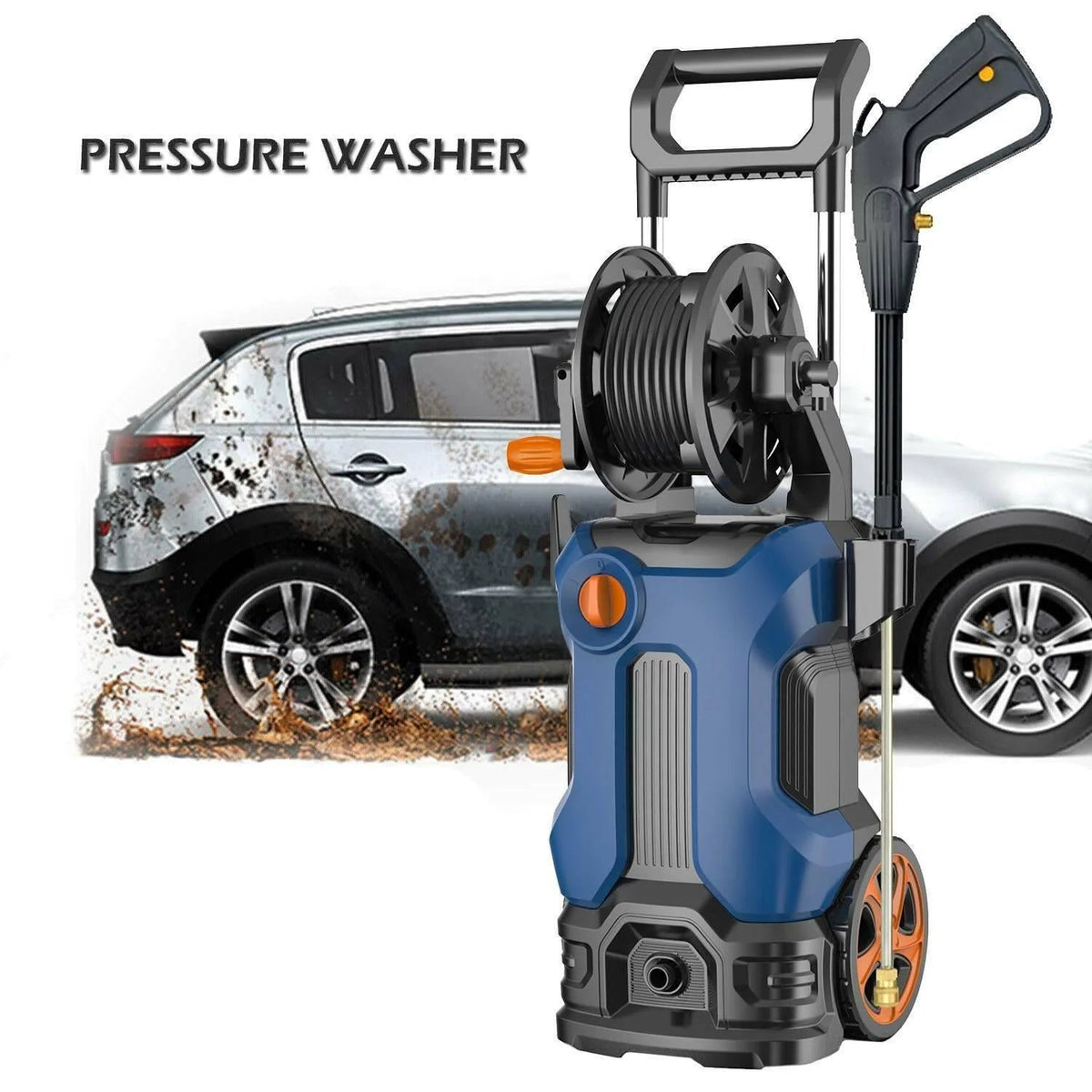Electric Cold Water Pressure Washer 3800 PSI 2.8 GPM