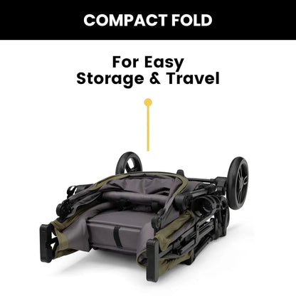 Jeep Sport All-Terrain Stroller Wagon With Canopy And Parent Organizer