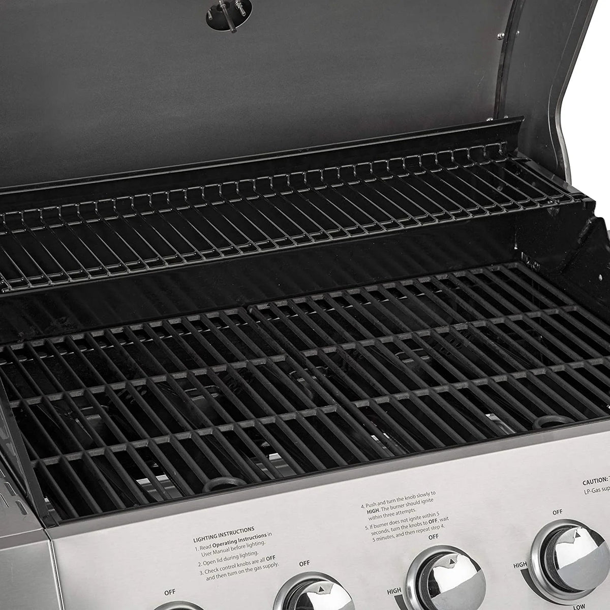 Cuisinart Five Burner Propane Gas Grill With Side Burner - CGG-8500