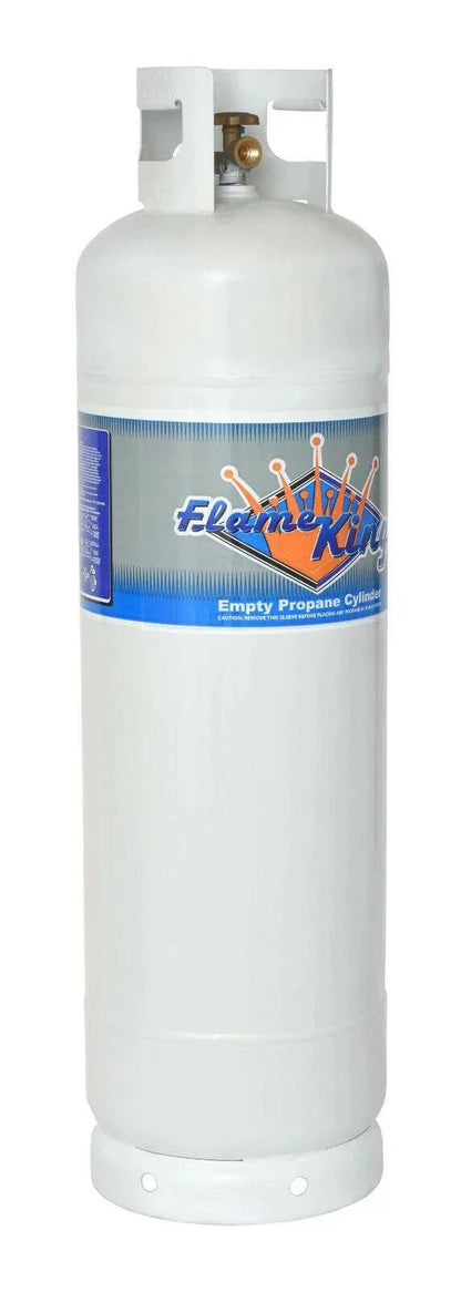 Flame King 60 lb Steel Propane LPG Refillable Cylinder With POL Valve - YSN60LB