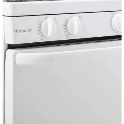 Hotpoint 20-Inch 4-Burner Freestanding Electric Range - White