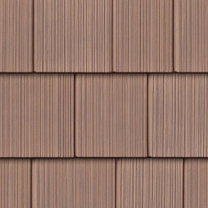 The Foundry Vinyl Perfection Shingles, 7in W X 60 3/4 L, 34 Panels/Carton, 100 Sq Feet, Shadow - 008