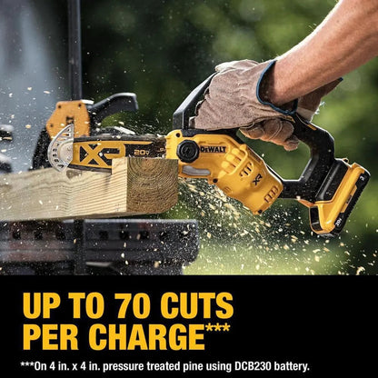 8-Inch 20V Cordless Pruning Chainsaw Kit With 3Ah Battery And Charger - DCCS623L1