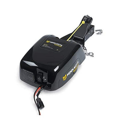 Minn Kota Deckhand 40 Electric Anchor Winch - 40 lb Capacity, 100 ft Nylon Rope, Horizontal Davit